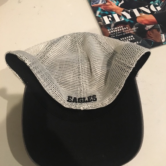 Eagles Hat - OSFA - Grey/Cream - Picture 2 of 3